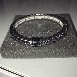 Lia Sophia ravel brushed stretch bracelet